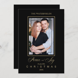 Familia de fotos de Navidades modernos, simples y 