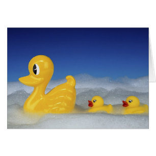 Familia de goma del pato