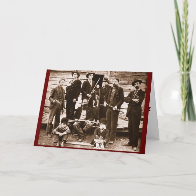 FAMILIA DE HATFIELD SALTA TARJETAS DE CUMPLEAÑOS (Anverso)