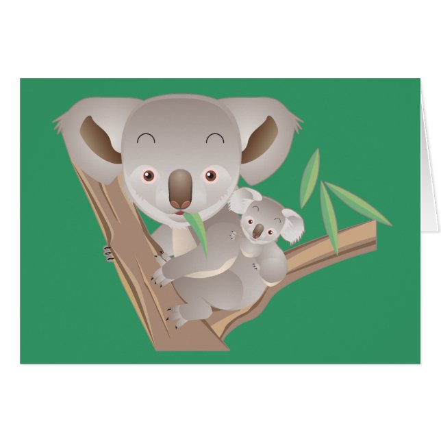 Familia de la koala (Anverso (Horizontal))