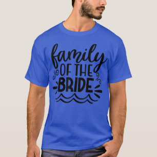 Familia de la Novia para Camisetas Combinadas para
