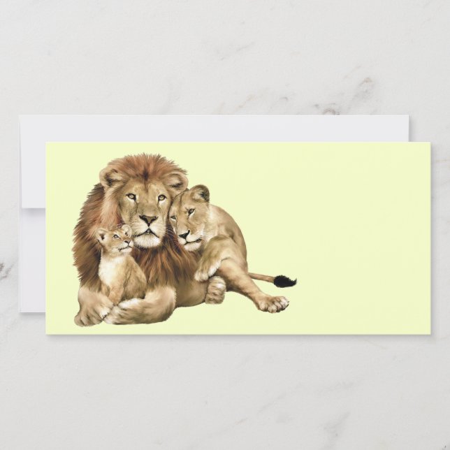 Familia de leones (Anverso)