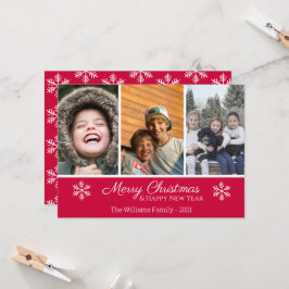 Familia de navidades 3 Foto Snowflake