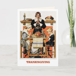 Familia de peregrinos. Tarjetas de felicitación de