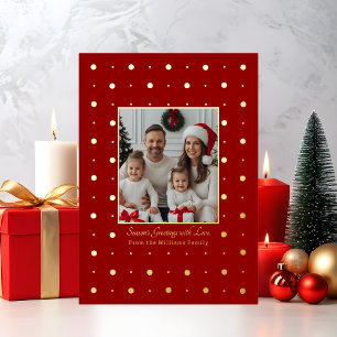 Familia de plantillas de tarjetas de Navidades de