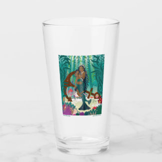Familia de Sirenas (piel y ojos marrones) Vidrio