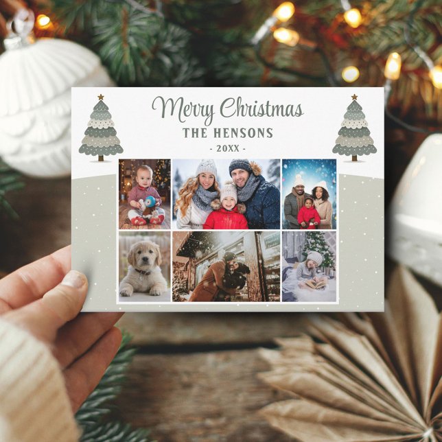 Familia del árbol de Navidad 6 Fotocolage  (Subido por el creador)