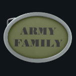 Familia del Ejército de la hebilla del cinturón<br><div class="desc">Familia del Ejército de la hebilla del cinturón</div>