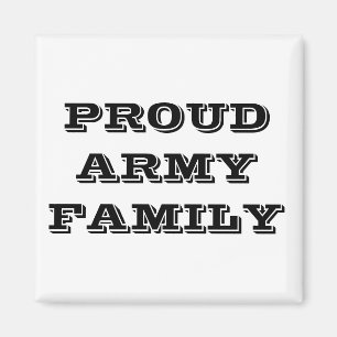 Familia del Ejército Orgullosa Imán