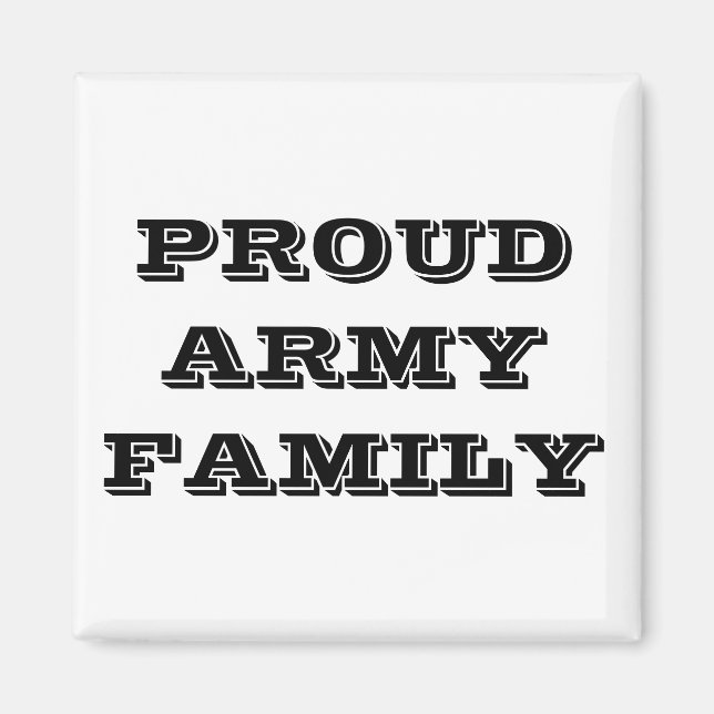 Familia del Ejército Orgullosa Imán (Frente)