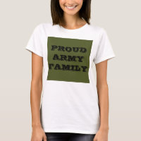 Familia del Ejército Orgulloso de Camisetas