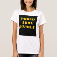 Familia del Ejército Orgulloso de Camisetas