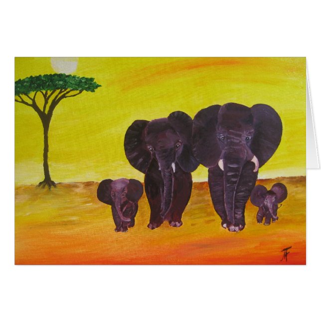 Familia del elefante (Anverso (Horizontal))