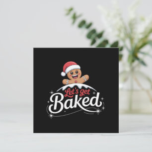 Familia del hombre de jengibre de Navidad Vamos a