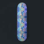 Familia Dolphins Couple Skateboard<br><div class="desc">Pintura MIGNED de parejas de delfines</div>