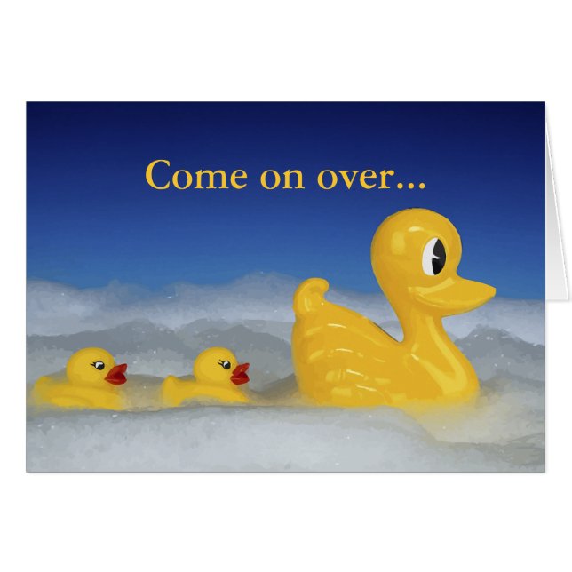 Familia Ducky de goma en baño (Anverso (Horizontal))