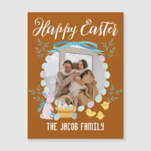 Familia Feliz Pascua, familia de conejitos de Pasc
