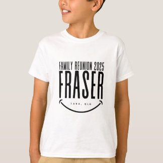 Familia Fraser Reunión 2025 Diseño 3 Camisetas par