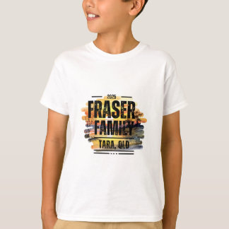 Familia Fraser Reunión 2025 Diseño 4 Camisetas par