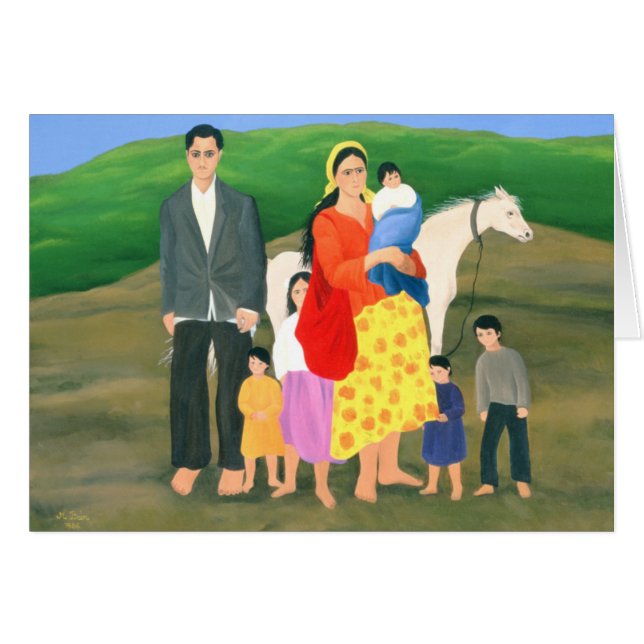 Familia gitana 1986 (Anverso (Horizontal))