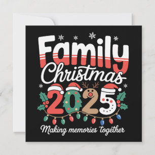 Familia Navidad 2025 Camiseta Navideña Squad
