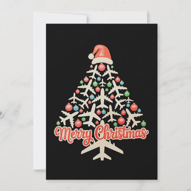 Familia navideña piloto de árbol de navidad de avi (Anverso)