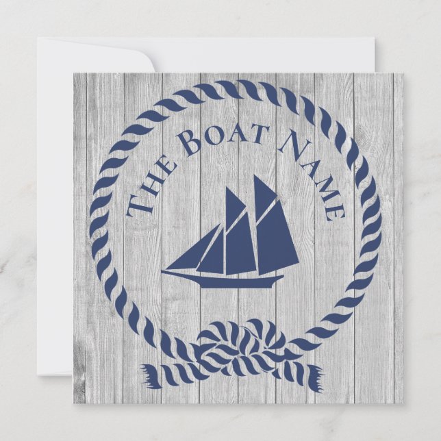 Familia o nombre de barco Navy Anchor Rope Nautica (Anverso)