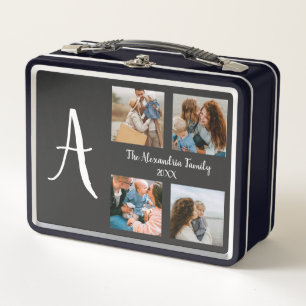 Familia personalizada 4 plantilla de collage de fo