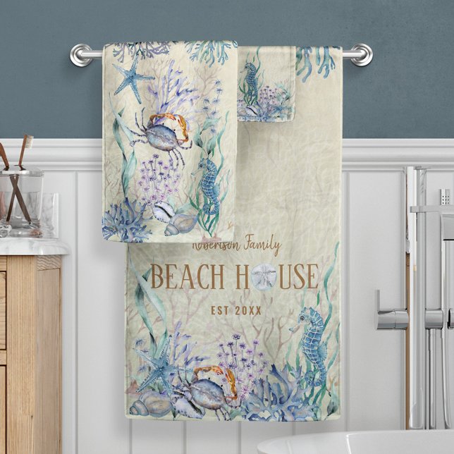 Familia Personalizada Beach House Sea Life (Subido por el creador)