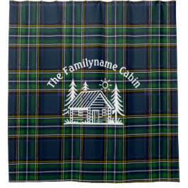 Familia personalizado Cabina Tartán Cortina de Duc