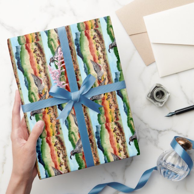 Familia Quail Peeps de papel para envolver al suro (Regalar)