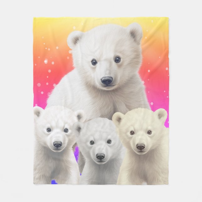 Familia Rainbow Polar Bear (Anverso)