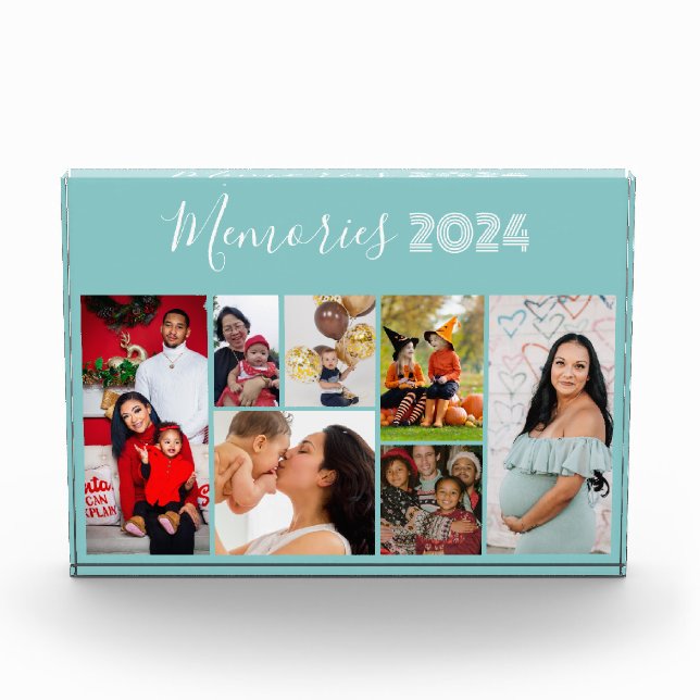 Familia Recuerdos 5 collages de fotos Bloques de f (Anverso)