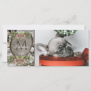 Familia Rustic Wood tallada Heart Monograma