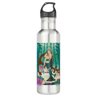 Familia Sirena (brunettes) Botella de agua