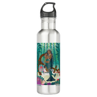 Familia Sirena (piel y ojos marrones) Botella de a