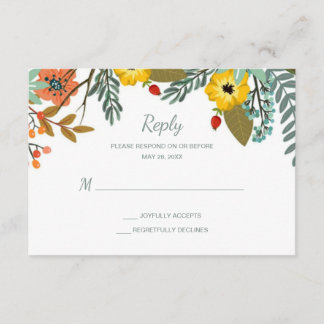 Familias con cabida Boda Floral Jardín RSVP