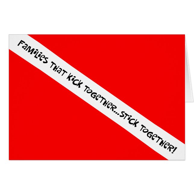 Familias de Scuba se pegan (Anverso (Horizontal))