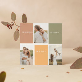 Family Collage Photo | Thankful Blessed Grateful