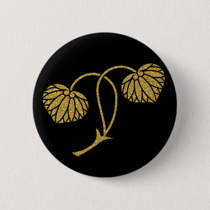 [Family Crests] 2 hojas de hollyhock Botón de redo