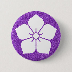[Family Crests] Botón Flor Kikyo blanco