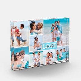 Family Love 8 Collage de fotos Beach Blue