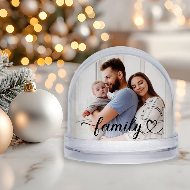 Family Love Black Script Custom Photo (Subido por el creador)