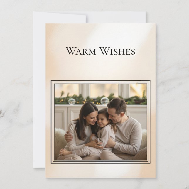 Family Photo Christmas Card (Anverso)