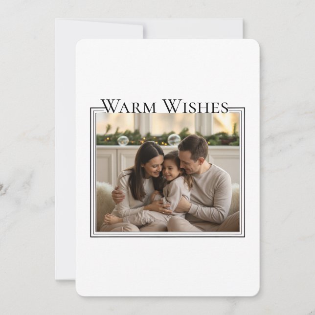 Family Photo Christmas Card (Anverso)