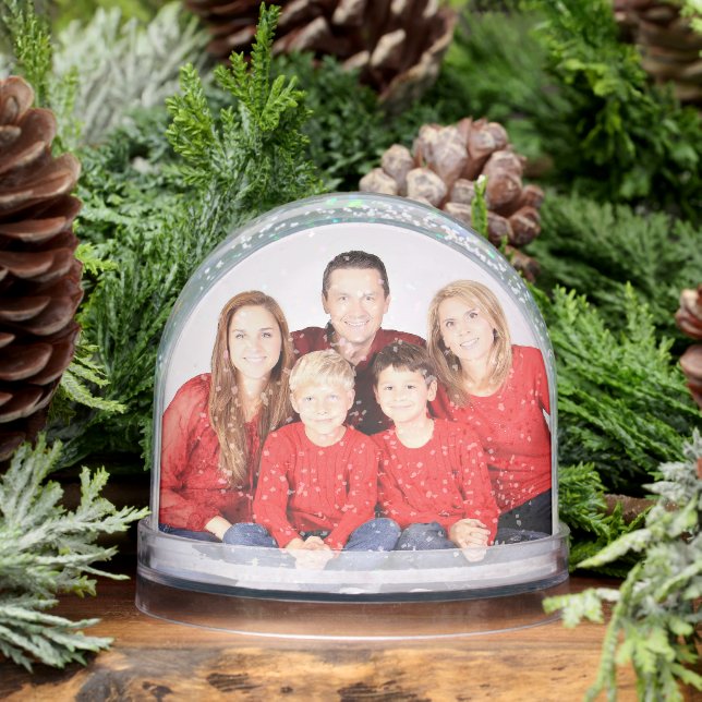 FAMILY PHOTO CUSTOM SNOW GLOBE (Invierno)