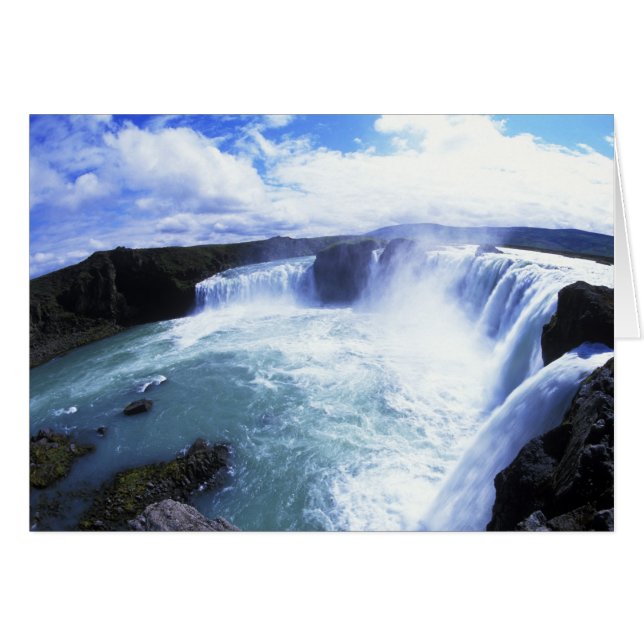 Famosa caída de Jodafoss en el centro norte de Isl (Anverso (Horizontal))