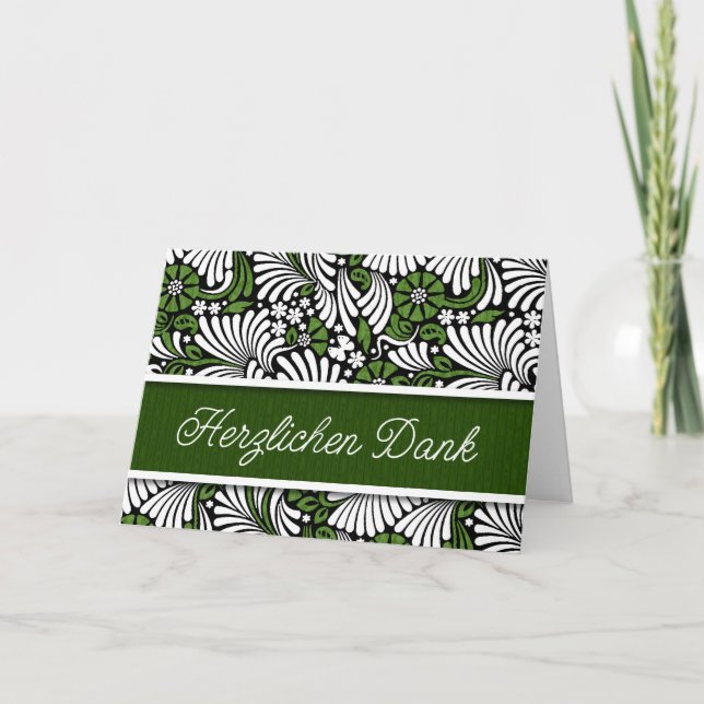 Famoso agradecimiento a Green and White Blank (Anverso)
