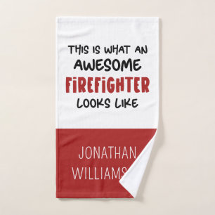 Famoso bombero ingenioso personalizado