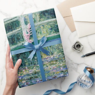 Famoso Claude Monet pintando papel envuelto